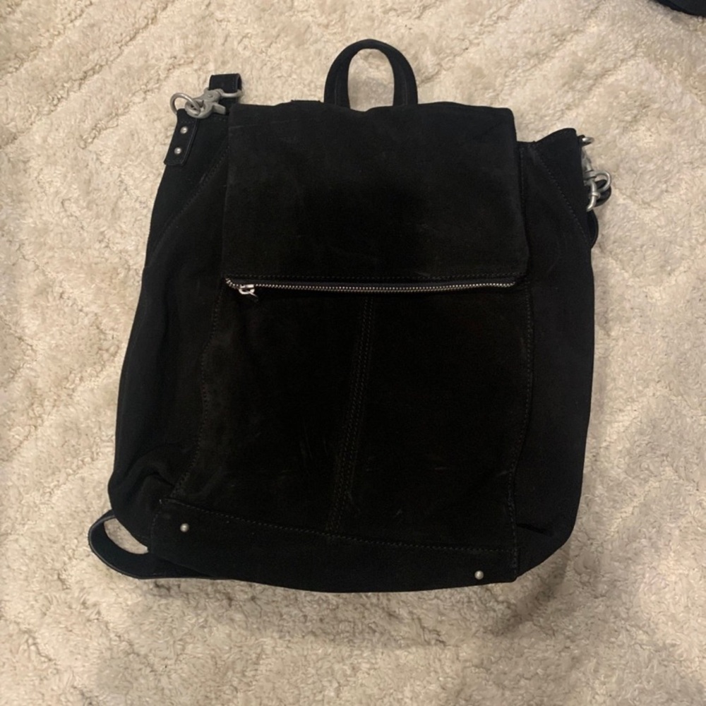 Free people suede backpack/shoulder bag